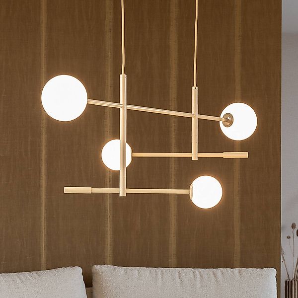 IT'S ABOUT ROMI Hängelampe Copenhagen, beige, Glas, drehbar günstig online kaufen