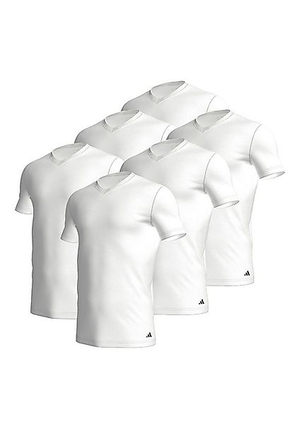 adidas Performance Poloshirt T-Shirt Basic V-Neck 6P (Packung, 6-tlg., 6er- günstig online kaufen