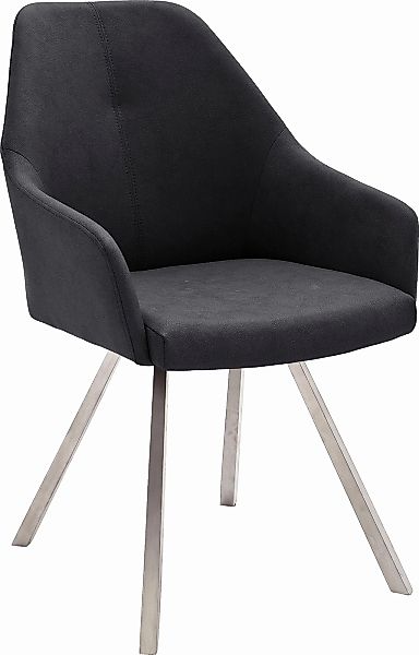 MCA furniture 4-Fußstuhl "Madita A-eckig", (Set), 2 St., Kunstleder, Stuhl günstig online kaufen