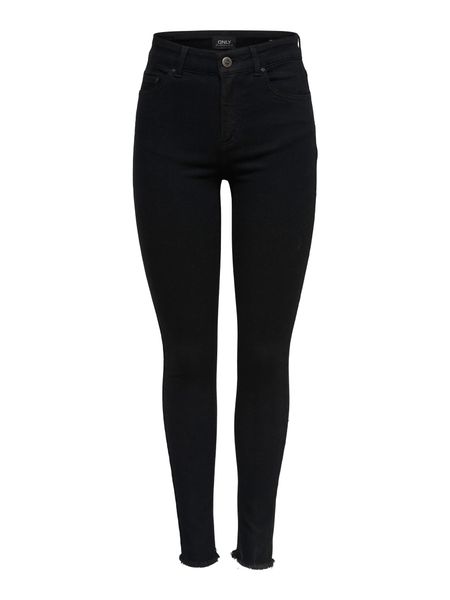 ONLY Ankle-Jeans "ONLBLUSH MID SK AK RW DNM REA2343 NOOS" ausgefranste Säum günstig online kaufen