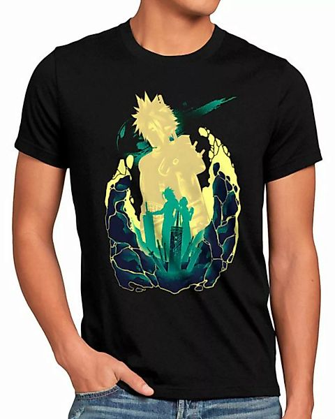 style3 Print-Shirt Herren T-Shirt Soldier x Avalanche final fantasy 7 VII r günstig online kaufen