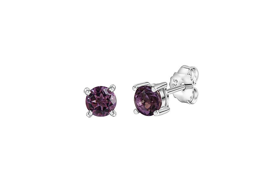 Vivance Paar Ohrstecker 925-Sterling Silber rhodiniert Amethyst günstig online kaufen