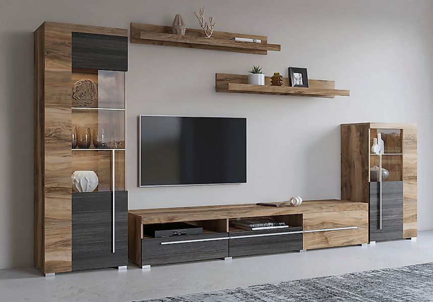 OTTO home "Roger,Breite 270 cm moderne Mediawand ohne Beleuchtung" Set, 5 S günstig online kaufen