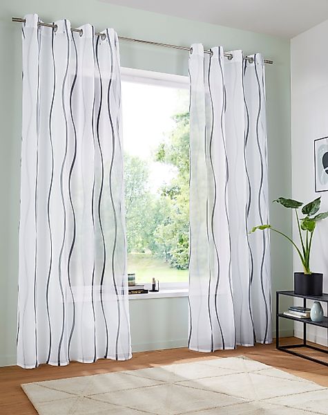 my home Gardine Dimona, Ösen (2 günstig online kaufen