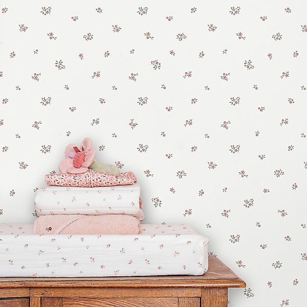 LITTLE DUTCH Fototapete "Fairy Blossom" neutral glatt 10mx52cm (ca. 5m2) günstig online kaufen