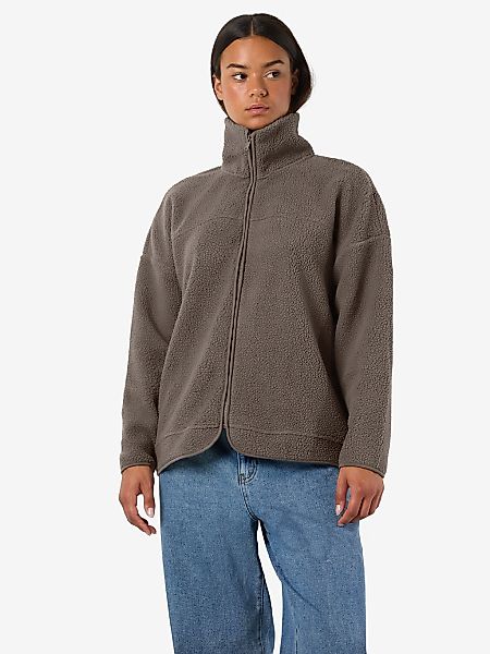 Noisy may Fleecejacke "NMCOZY L/S ZIP SWEATER JRS NOOS" Polyester, relaxed günstig online kaufen