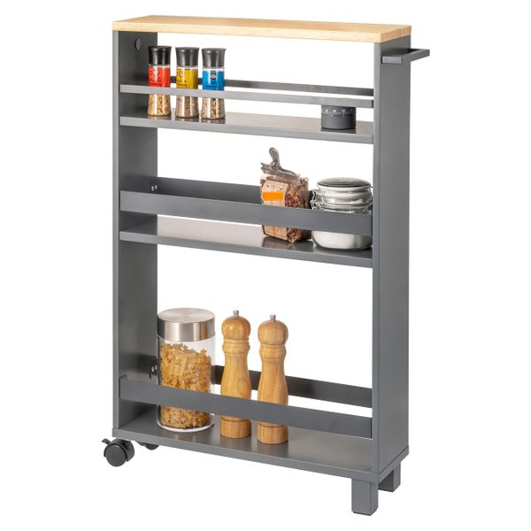 eluno Küchenwagen Küchen-Nischenwagen, Bad-Organizer mit 3 günstig online kaufen