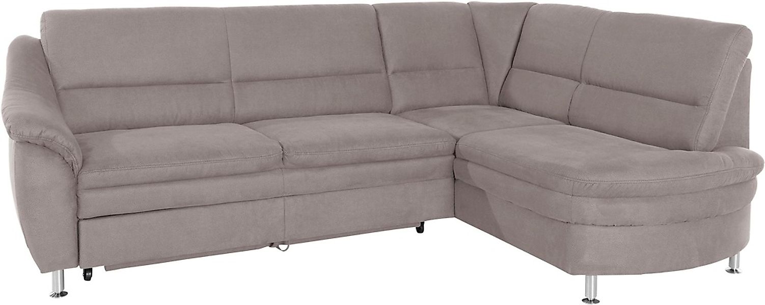 Places of Style Ecksofa »Cardoso L-Form«, Federkern, wahlweise mit Bett, Sc günstig online kaufen