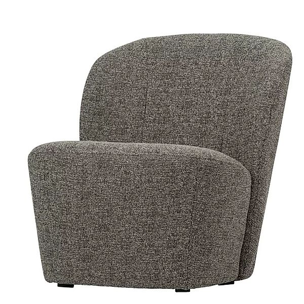 Retro Sessel in Grau Webstoff günstig online kaufen