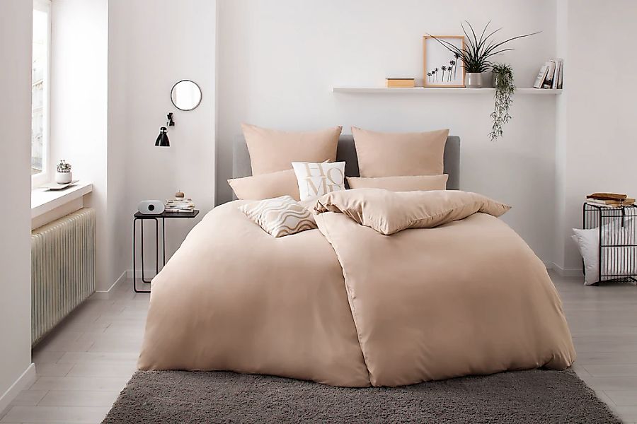 my home Bettwäsche "Desner" 3 tlg. Premium Qualität, 100 % Polyester, sehr günstig online kaufen