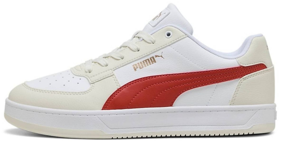 PUMA Puma Caven 2.0 White-Red Fire-Vapor Gray Sneaker günstig online kaufen