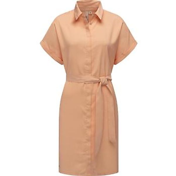 Ragwear Blusenkleid "Manilla" Ohne Tasche Kurzarm Midikleid mit Taillengürt günstig online kaufen