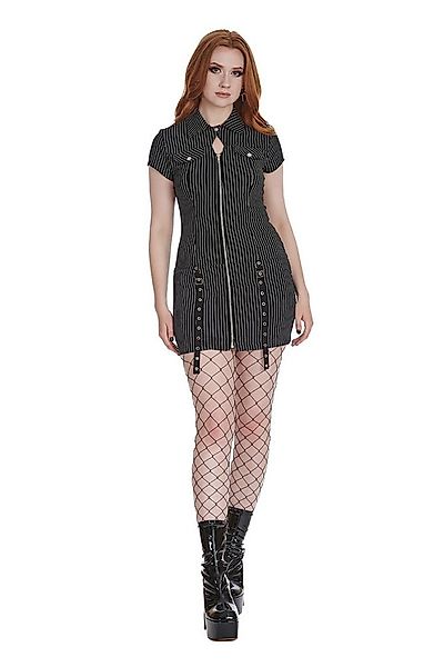 Banned Minikleid Ambrosia Punk Grunge Gothic Goth Pinstripe günstig online kaufen