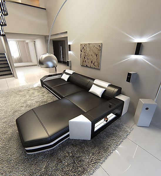 Sofa Dreams Ecksofa Ledersofa Prato L günstig online kaufen
