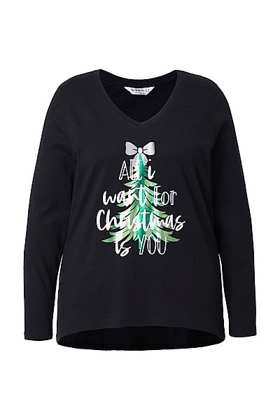 Angel of Style Longshirt T-Shirt mit Weihnachtsbaum günstig online kaufen
