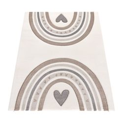 KADIMA DESIGN Kinderteppich Regenbogen mit Herz günstig online kaufen