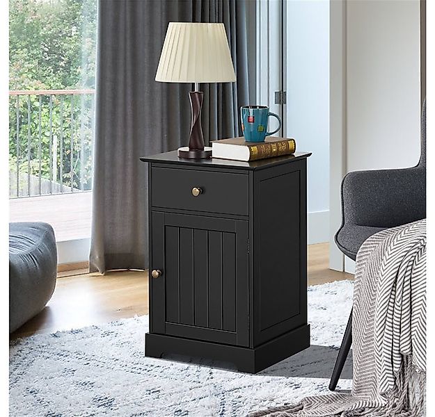 Yaheetech Nachtschrank Nachttisch 40x35x60 cm (2-St) Nachtkommode Beistellt günstig online kaufen