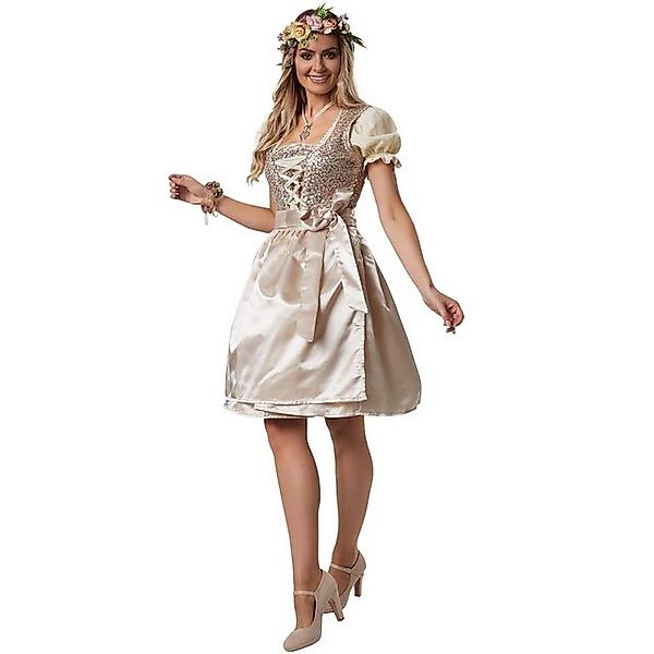 dressforfun Dirndl Frauenkostüm Mini-Dirndl Burgau Modell günstig online kaufen