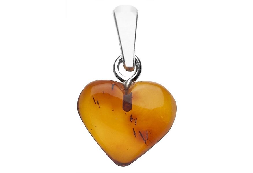 OSTSEE-SCHMUCK Kettenanhänger Ostsee-Schmuck Anhänger Herz 11 mm Silber 925 günstig online kaufen