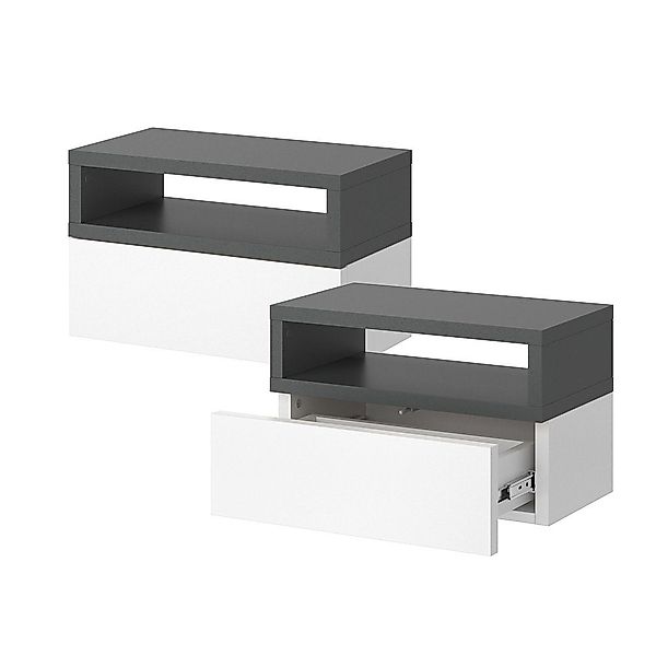 Vicco Nachtschrank Urbano, Anthrazit, 45 x günstig online kaufen
