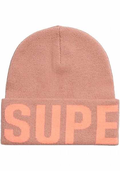 Superdry Beanie "BRANDED KNITTED BEANIE HAT" günstig online kaufen