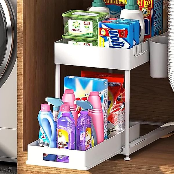 Refined Living Ablageregal Waschbecken Regal, Küchenschrank günstig online kaufen
