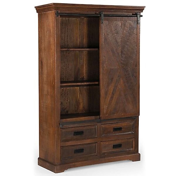 Home affaire Vitrine »Don Barn« mit 1 Schiebetür, handgefertigt, Unika-Möbe günstig online kaufen