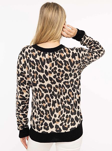 Zwillingsherz Strickpullover "Leo + colored edges" Rundhals,aus reinem Kasc günstig online kaufen