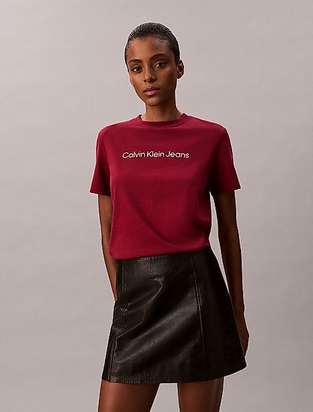 Calvin Klein Jeans T-Shirt mit Logoschriftzug günstig online kaufen