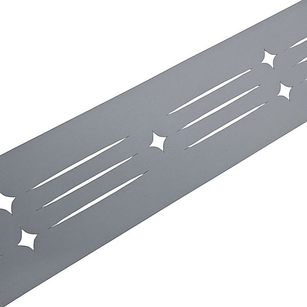 zaunzu Sichtschutz Dekor Starline mit Lasermuster für Doppelstabzaun Fenste günstig online kaufen