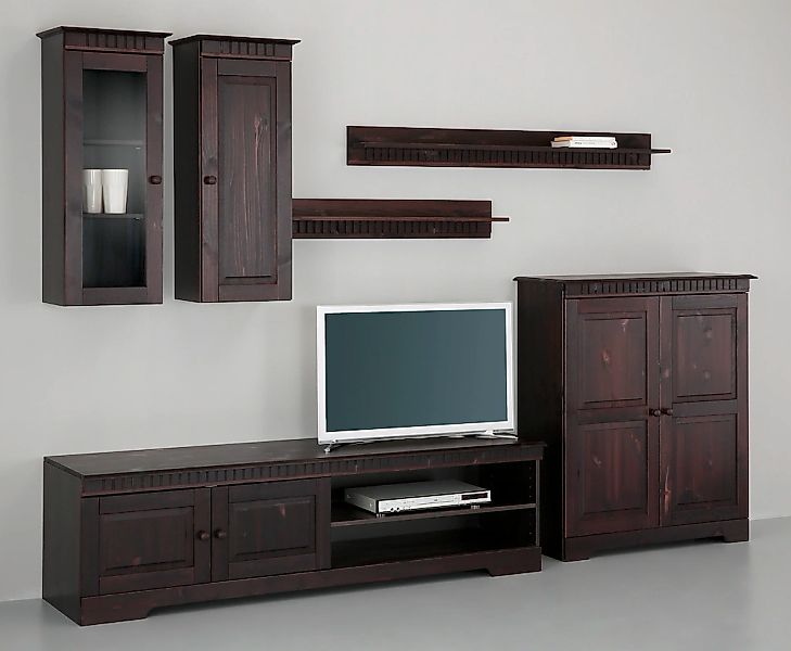 Home affaire Wohnwand, (Set, 4 St.), Set aus: 2 Hängeschränken, Lowboard un günstig online kaufen