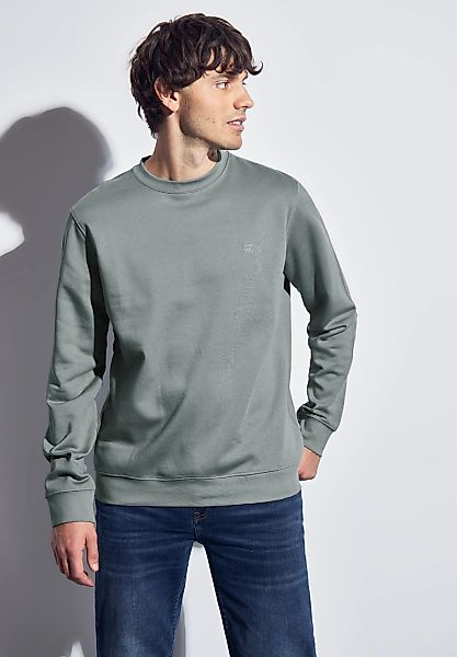 STREET ONE MEN Sweatshirt, mit Rundhalsausschnitt günstig online kaufen
