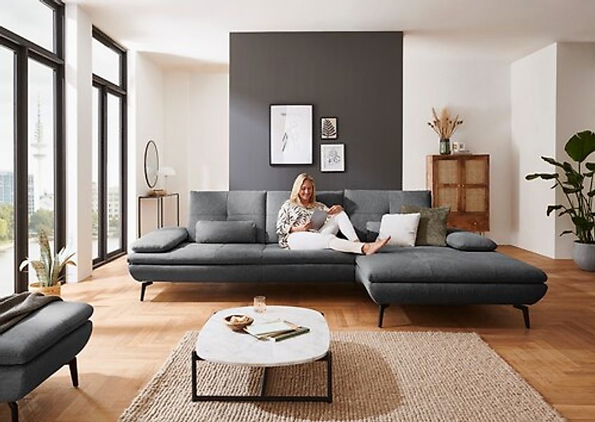 Die PlanBar Ecksofa »MP-IN23002 L-Form« wahlweise mit Armteil- und Sitztief günstig online kaufen