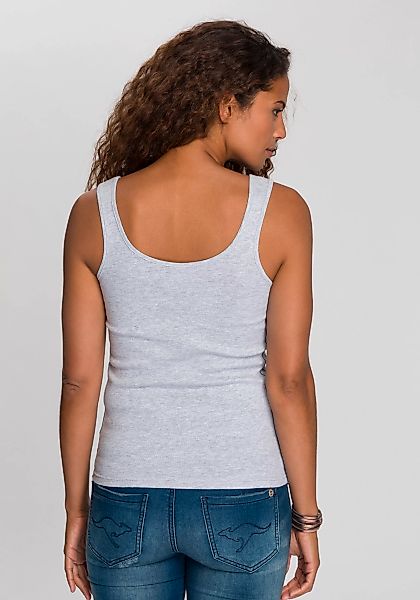 KangaROOS Tanktop, mit blumigem Puff-Print günstig online kaufen