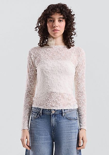 QS Langarmshirt T-Shirt Langarmshirt aus weicher günstig online kaufen