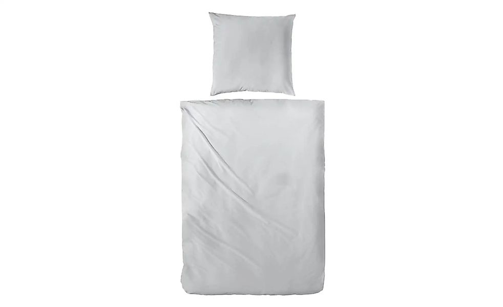 Perkal Bettwäsche-Set   ¦ grau ¦ Maße (cm): B: 240 H: 1 Bettwaren > Bettwäs günstig online kaufen