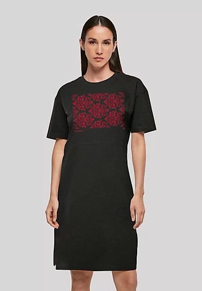 F4NT4STIC Shirtkleid Muster Blumen Rot Print günstig online kaufen