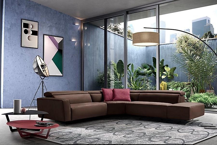 Egoitaliano Ecksofa »Stefanie-e, Designsofa der Extraklasse, bequem mit hoh günstig online kaufen