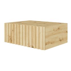 Selsey Nachttisch TELIRE, Platzsparende Wandmontage, Lamellenfront, günstig online kaufen