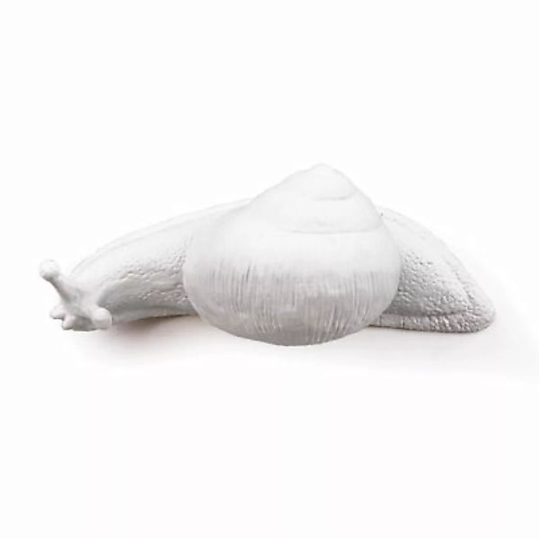 Wandhaken Snail Slow plastikmaterial weiß / Schnecke - Kunstharz - Seletti günstig online kaufen