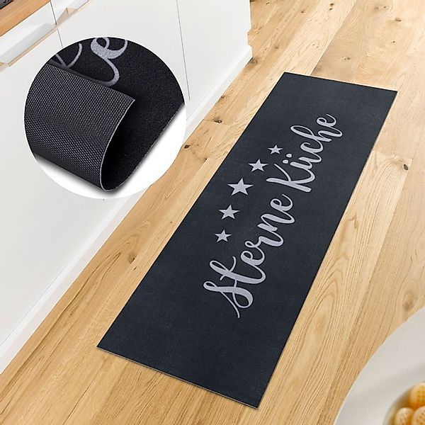 HANSE Home Küchenläufer »Fünf Sterne Küche«, rechteckig, 3 mm Höhe, Küchen- günstig online kaufen