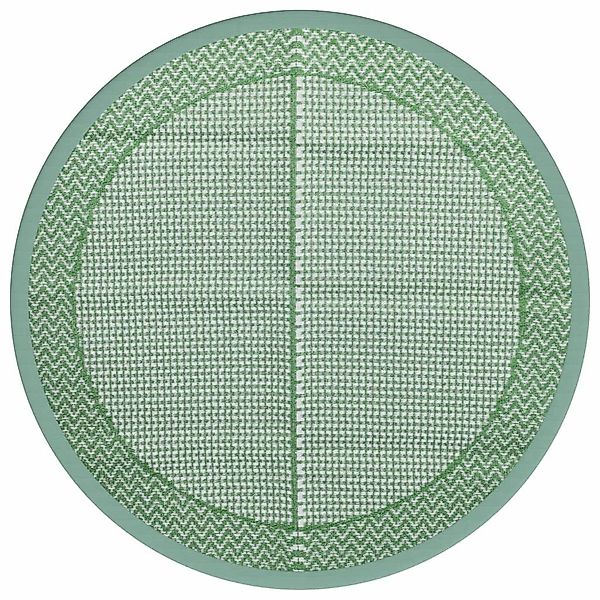 vidaXL Outdoorteppich Outdoor-Teppich ARAKIL Grün Ø120 günstig online kaufen