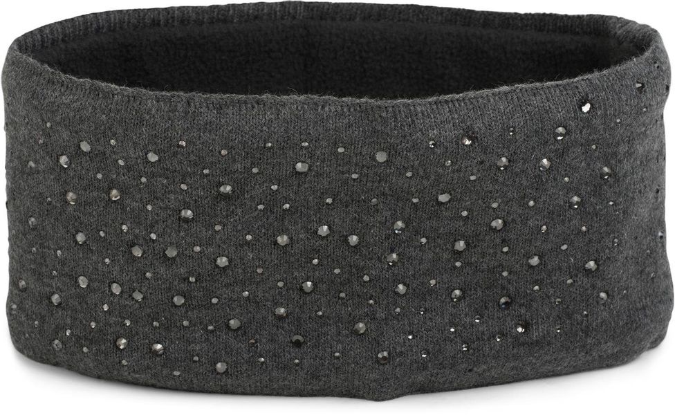 styleBREAKER Stirnband Feinstrick Stirnband mit Strass günstig online kaufen