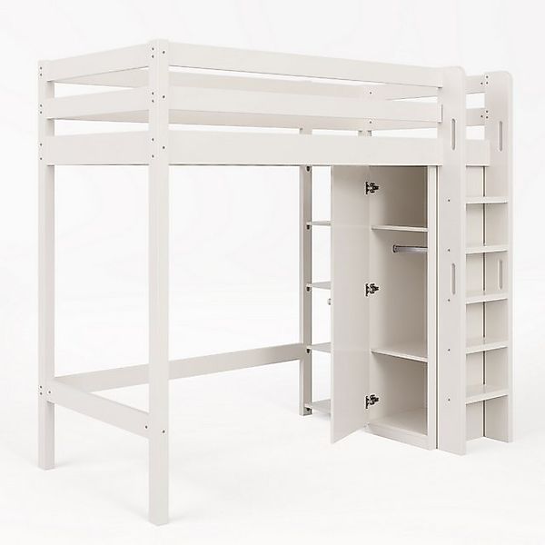BlingBin Hochbett Kinderbett Einzelbett Jugendbetten 90×200CM günstig online kaufen