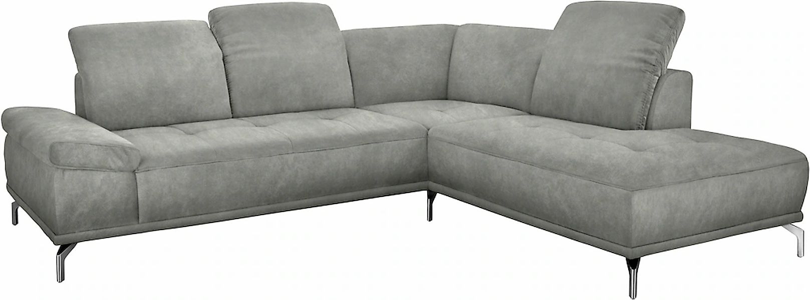 Places of Style Ecksofa "Caluna", Inkl.Sitztiefenverstellung, wahlweise mit günstig online kaufen