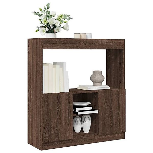 vidaXL Bücherregal Highboard Braun Eichen-Optik 92x33x100 cm Spanplatte günstig online kaufen