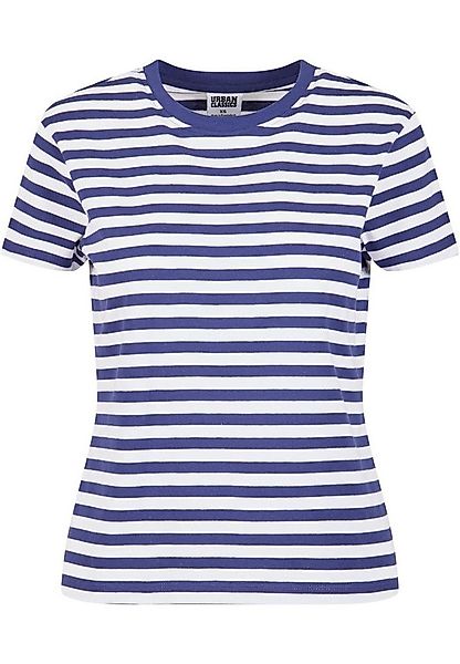 URBAN CLASSICS T-Shirt Urban Classics Damen Ladies Regular Striped Tee (1-t günstig online kaufen