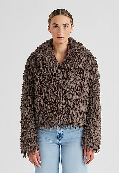 Milestone Fellimitatjacke MSWhitney Damen Kunstfelljacke Übergangsjacke günstig online kaufen