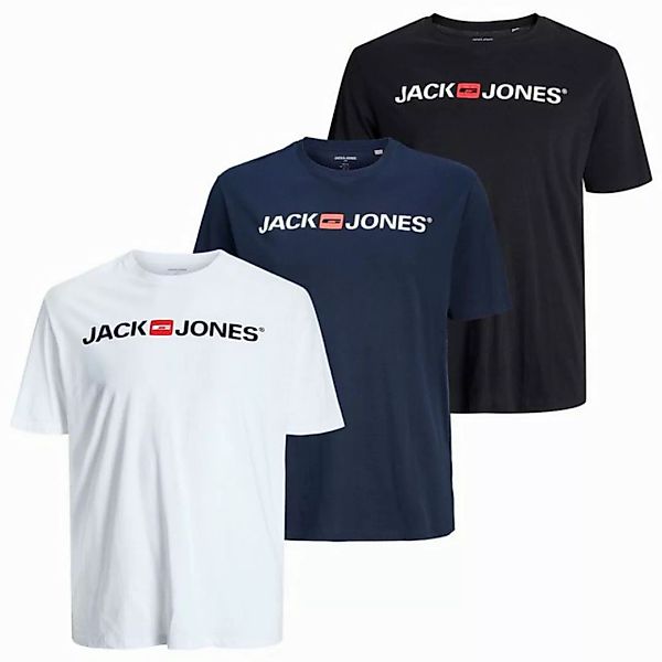 Jack & Jones T-Shirt (3-tlg) tolle Designs im 3er Pack günstig online kaufen