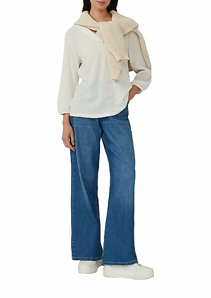 s.Oliver 3/4-Arm-Shirt, mit V-Ausschnitt günstig online kaufen